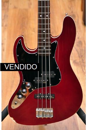 Fender Aerodyne Jazz Bass Candy Apple Red LH (usado) Fender Aerodyne Jazz Bass Candy Apple Red LH (usado)